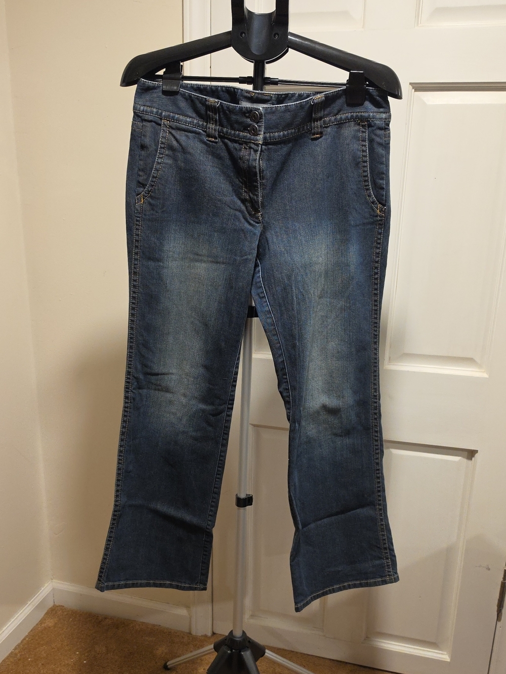 Ann Taylor Women's Dark Blue Boot Cut Jeans